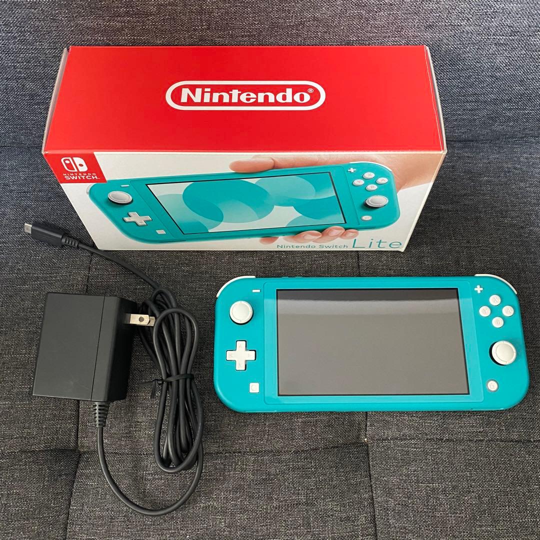 スイッチライト 「ブルー」色 箱・充電器有