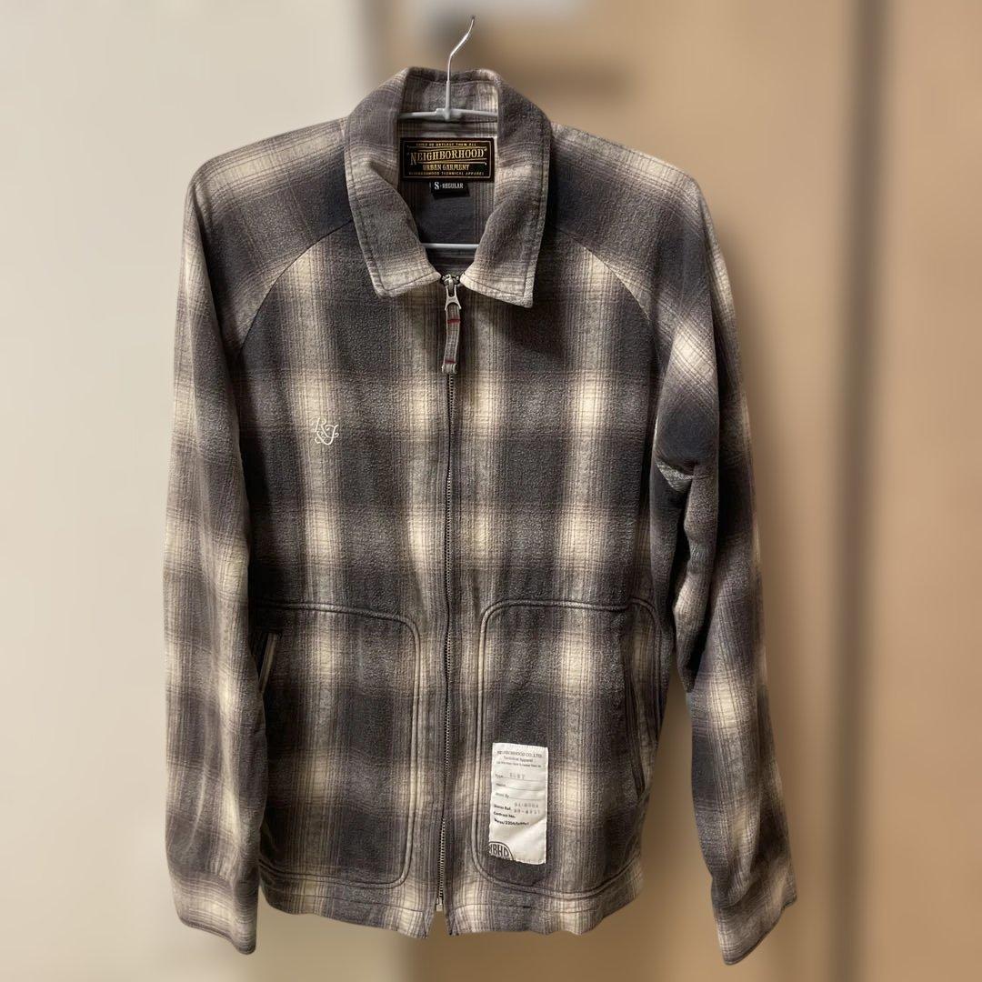 ご*う様 NEIGHBORHOOD 11ss ジップシャツ　チェックシャツ オン