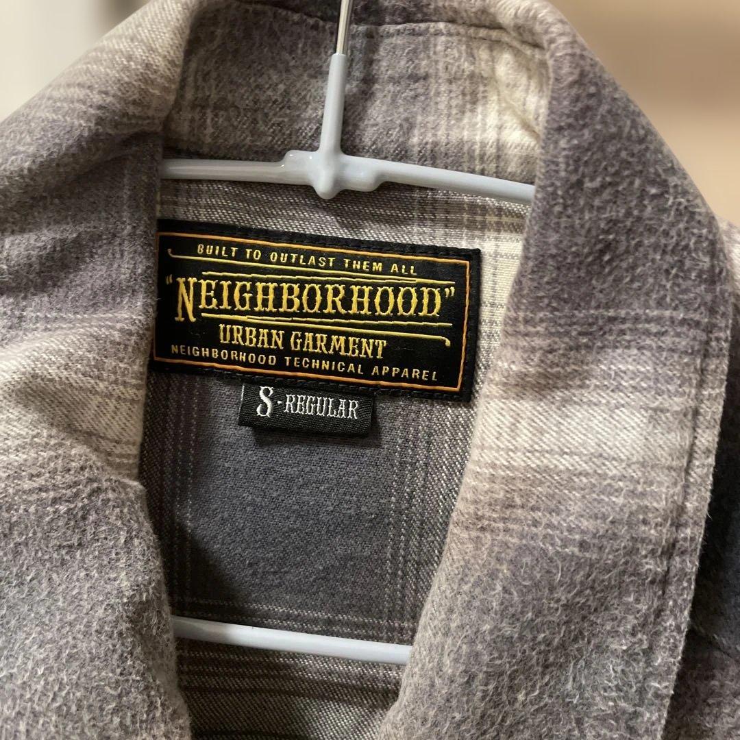 ご*う様 NEIGHBORHOOD 11ss ジップシャツ　チェックシャツ オン