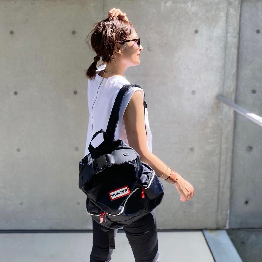 新品！HUNTER Mナイロンパイオニアトップクリップ リュック ソフトサンド