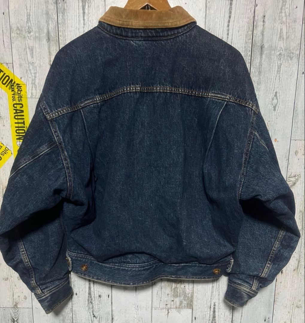 爆限定 ixi:z デニムジャケット カバーオール 裏地ブランケット 帆布 短丈