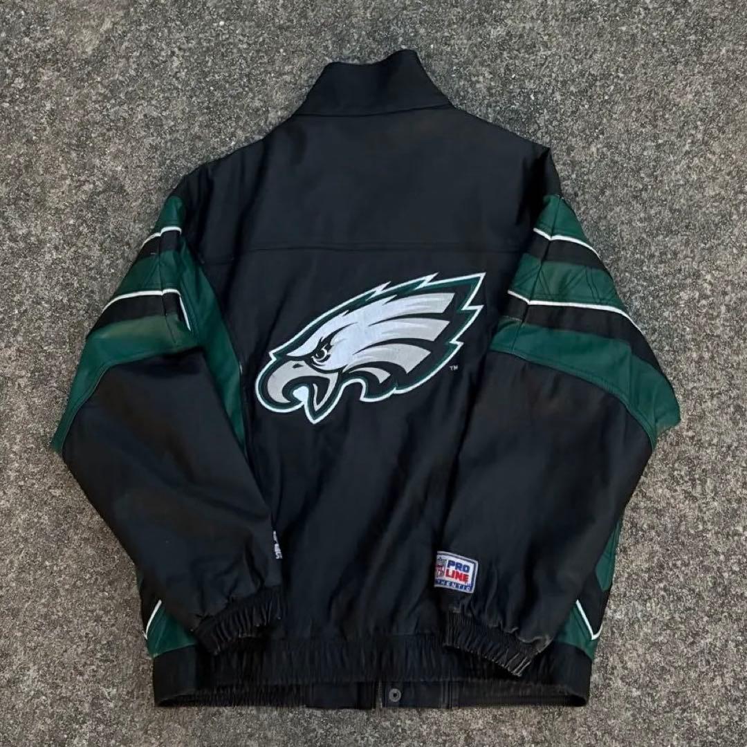 フィラデルフィア・イーグルスNFLオールレザージャケット 激レア 90s