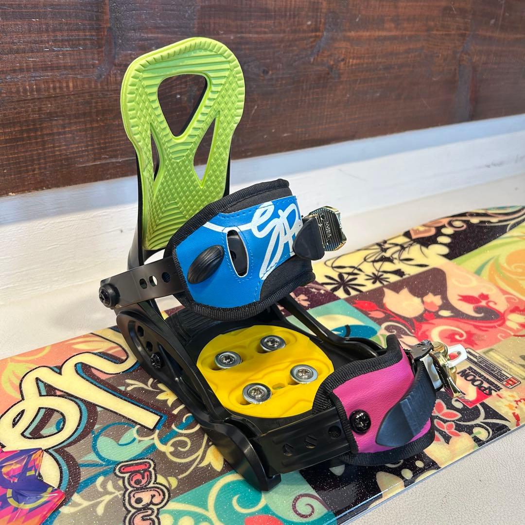 ◇美品◇ SPOON ANGEL 128cm キッズスノーボード　スプーン