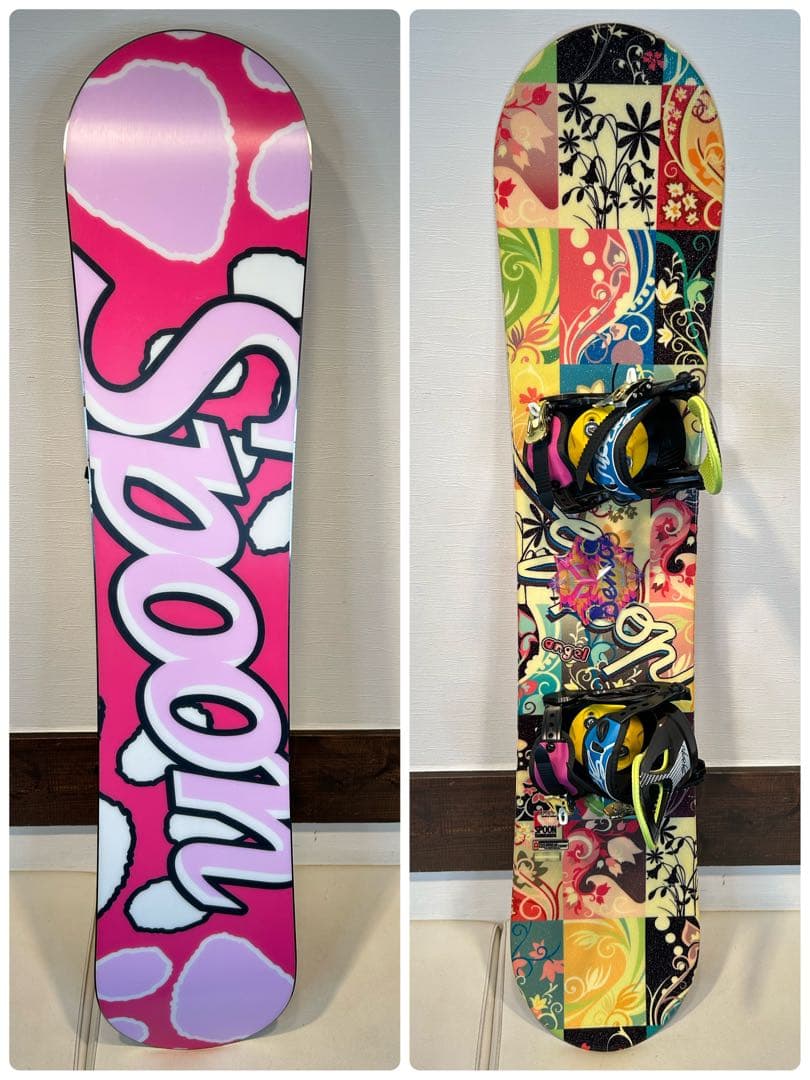 ◇美品◇ SPOON ANGEL 128cm キッズスノーボード　スプーン