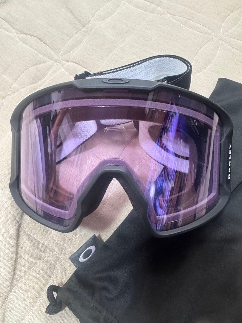 ラインマイナーXL Oakley ゴーグル プリズム　クリアレンズ 収納袋付き