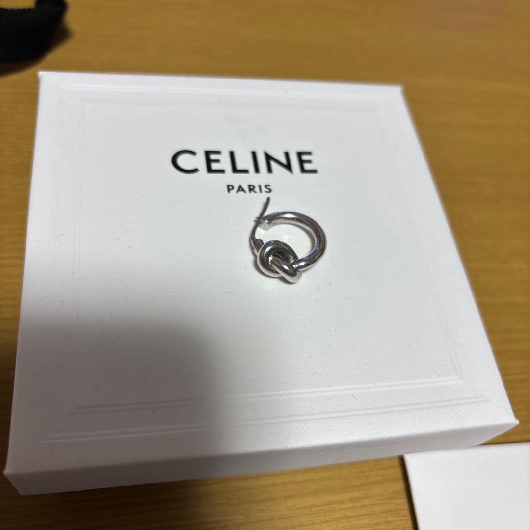 CELINE シルバー 片耳用ピアス