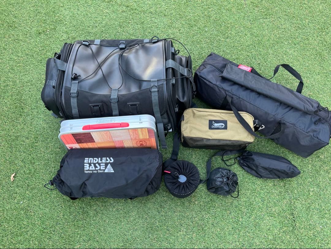 バイク用　ソロツーリング　キャンプ用品　まとめ売り