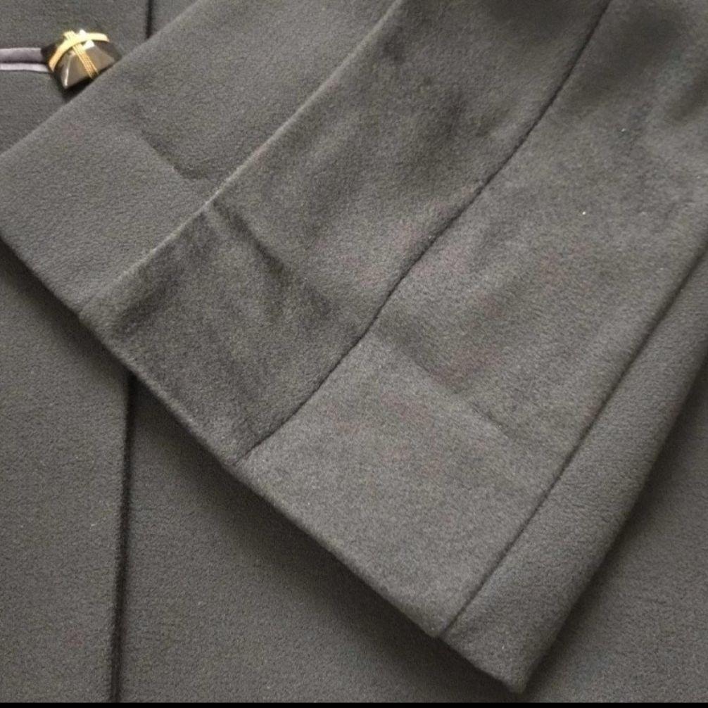 ✨美品✨プラダ　WOOL ポンチョ コート　ショールカラー ブラック　サイズ44