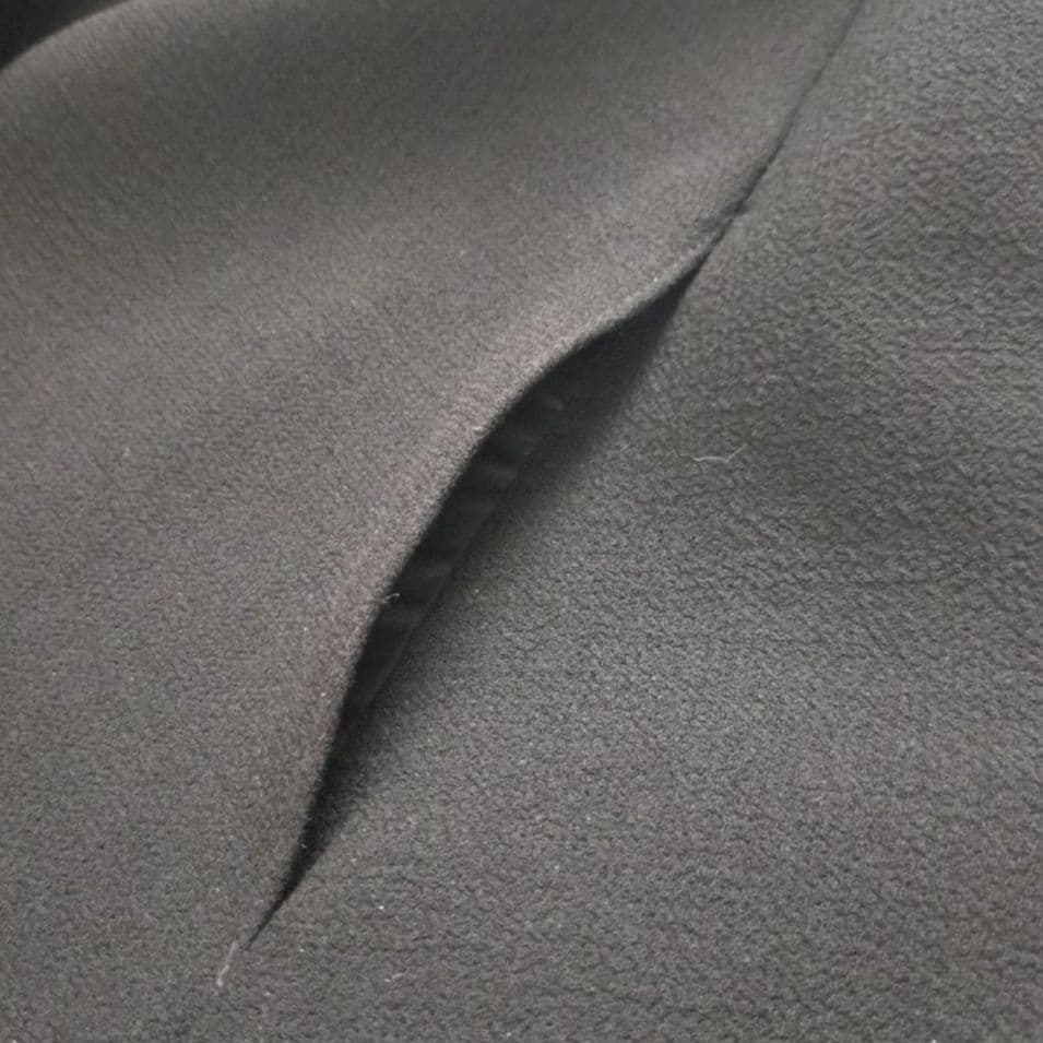 ✨美品✨プラダ　WOOL ポンチョ コート　ショールカラー ブラック　サイズ44