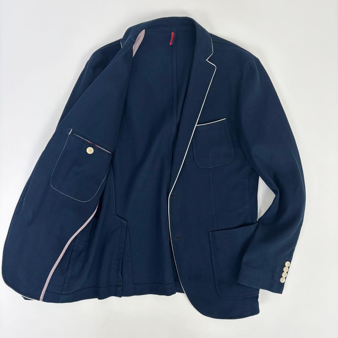 HUGO BOSS ヒューゴボス 鹿子ニット テーラードジャケット 48 - メルカリ