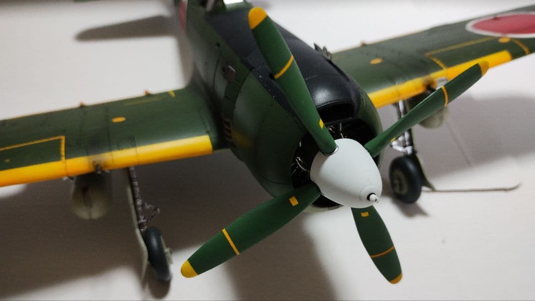 プラモデル完成機　1/32　中島　四式戦闘機　疾風