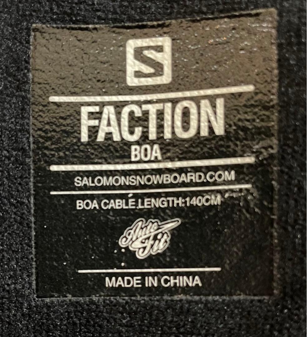 SALOMON FACTION BOA スノーボードブーツ メンズ　27cm