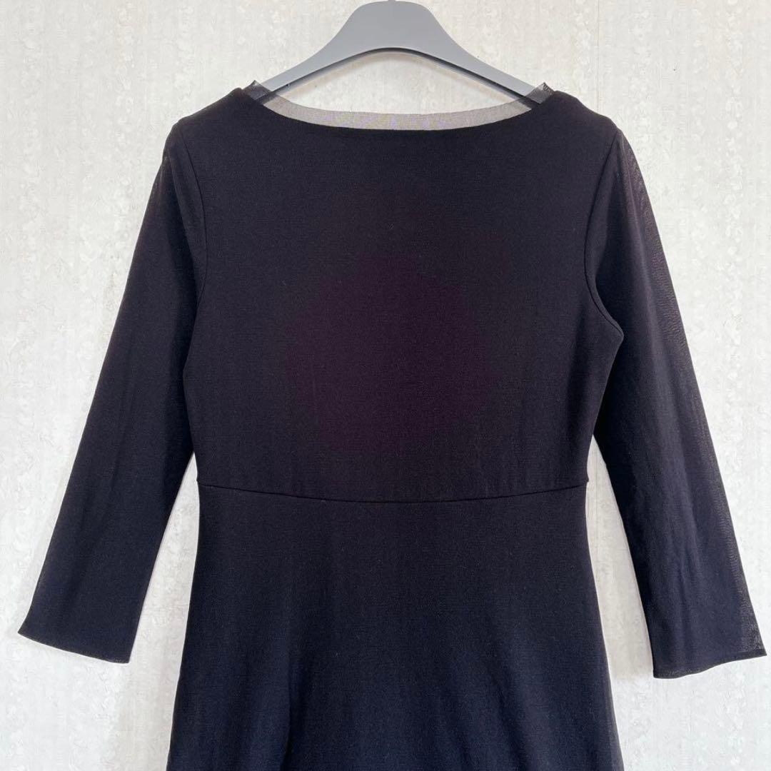 ヴィヴィアンタム フレアワンピース 花柄 刺繍 マーメイド パワーネット シアー