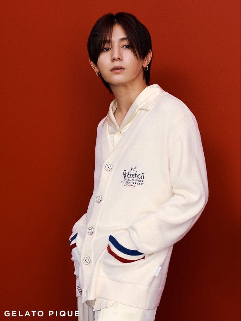 ジェラピケ 山田涼介 スムーズィーシルクカーディガン S-Mサイズ