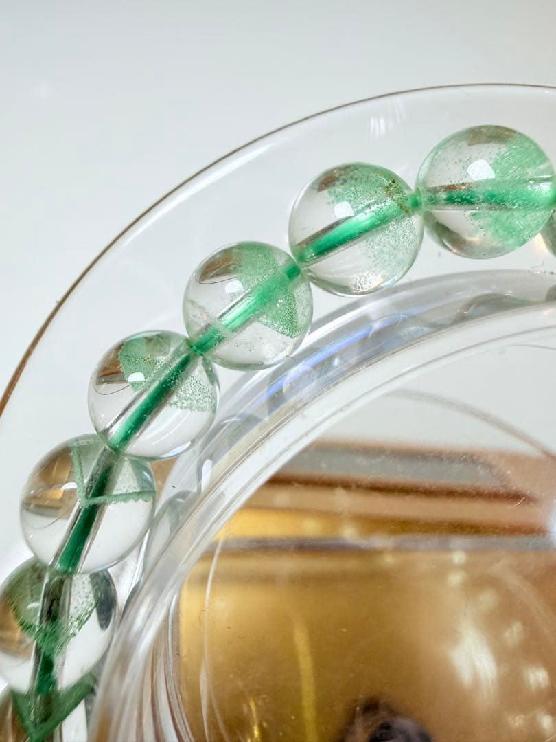 グリーンファントム　クォーツブレスレット【マダガスカル産】