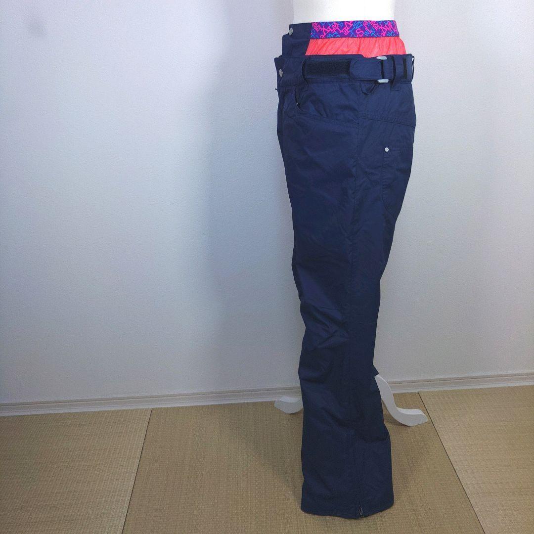 レディース　M　スキー　スノーボードウェア　上下セット　ドット柄　ピンク　紺