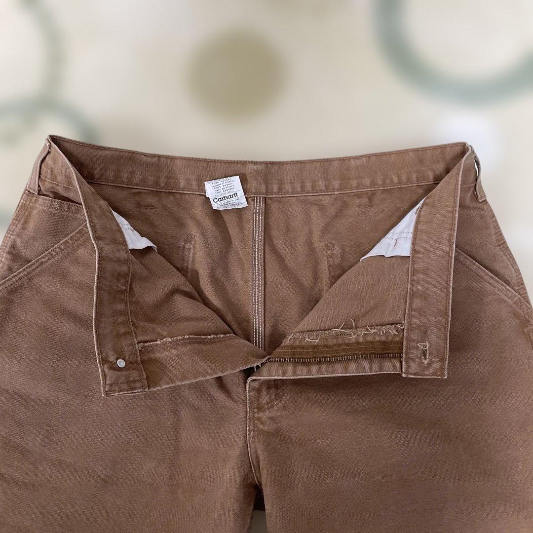 Carhartt カーハートW38L30 ブラウン ワークパンツ