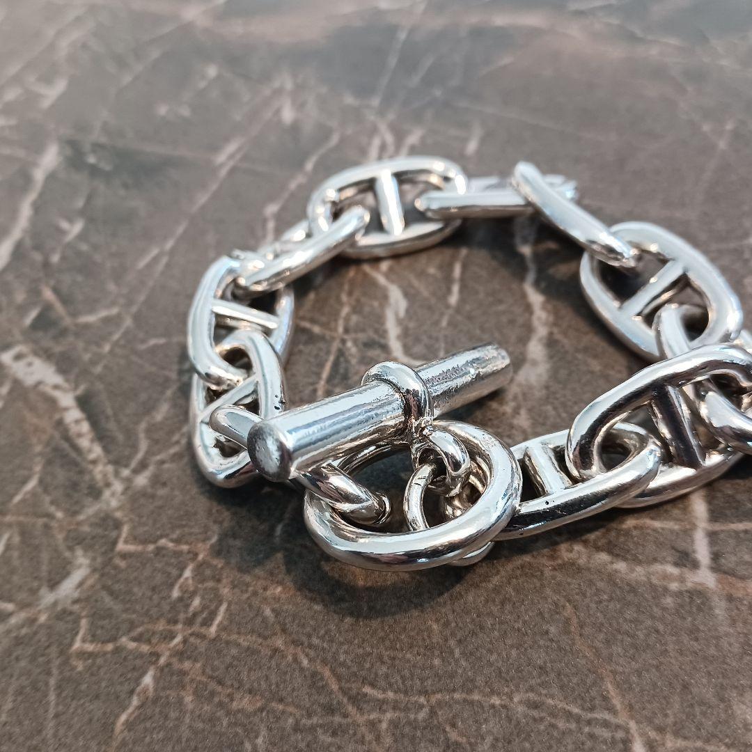 極太 シェーヌダンクル シルバー 925 ブレスレット S925 メンズ - メルカリ