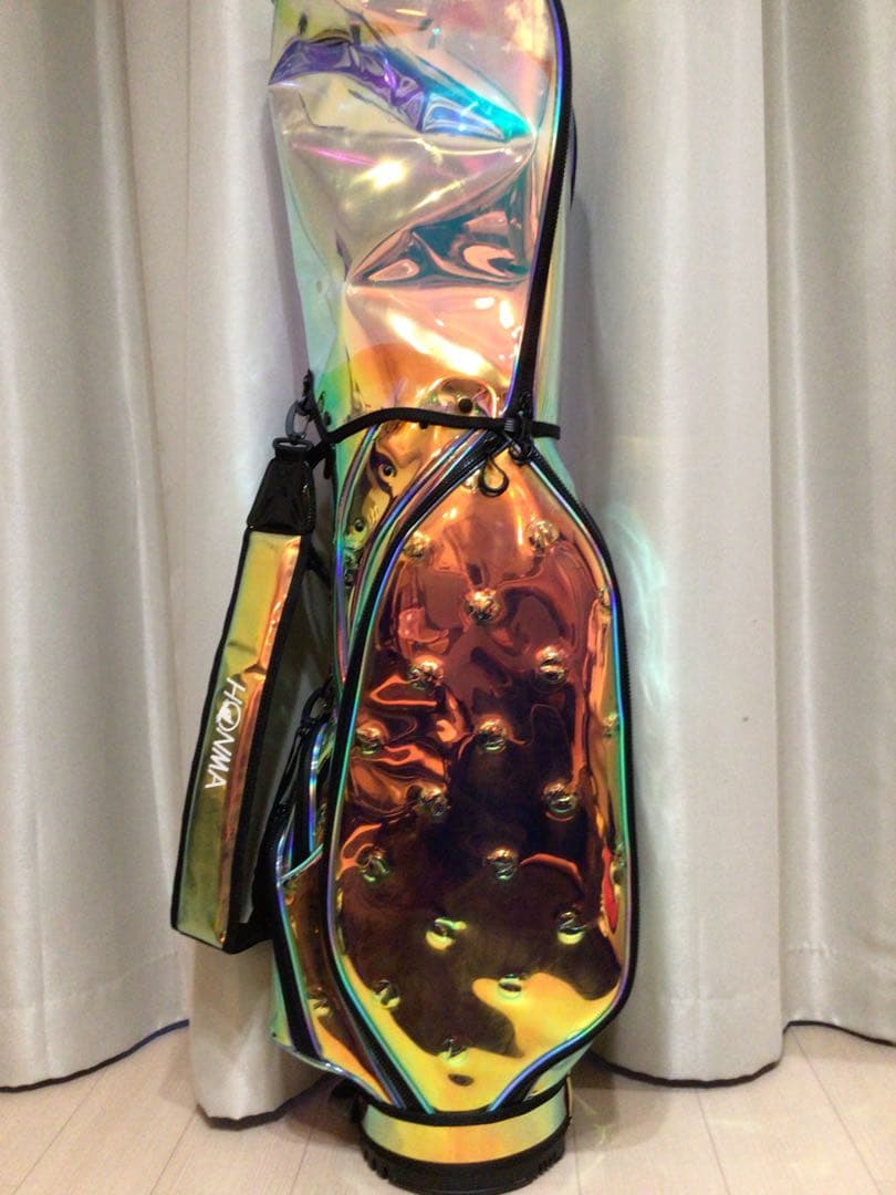 本間ゴルフ キャディバッグ スケルトン 未使用品 おまけ付き