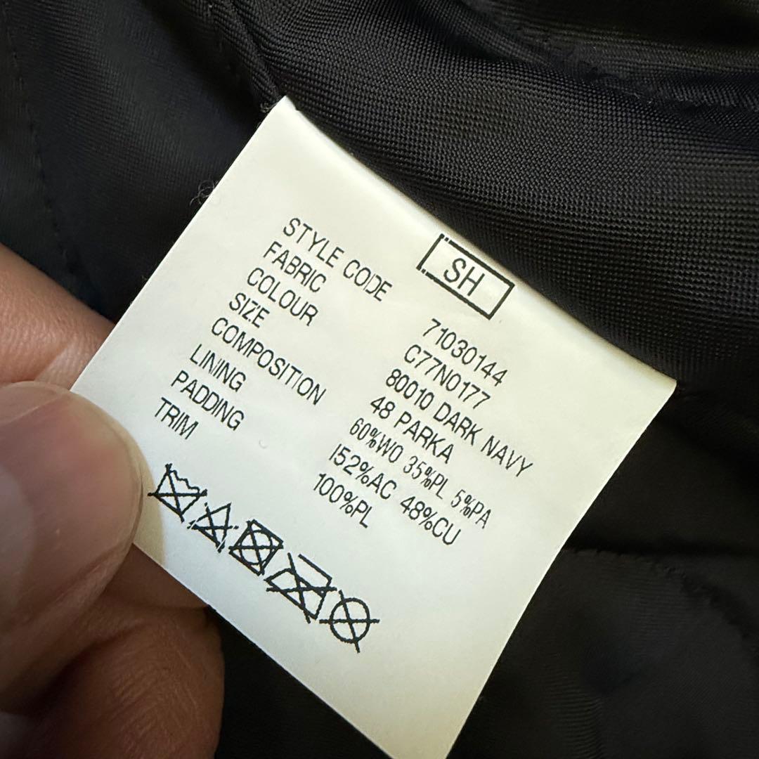 イタリア製【ベルスタッフ 】メルトンウール フーデッドコート