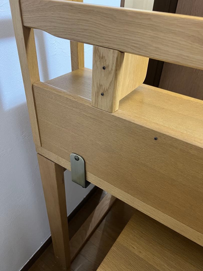 浜本工芸　ブックスタンド 電源タップ付き　110cm