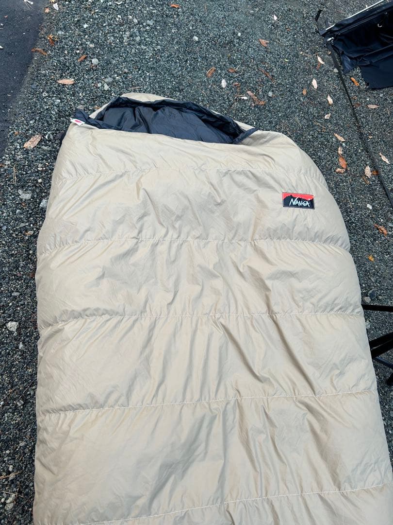 NANGA×3ten 別注シュラフ オーロラテックス600DXベージュロング