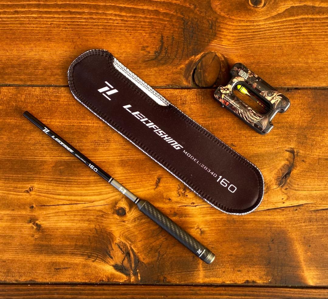 釣り竿セット　小物釣り竿　タナゴ竿　仕掛けセット　160cm ウッドグリップ