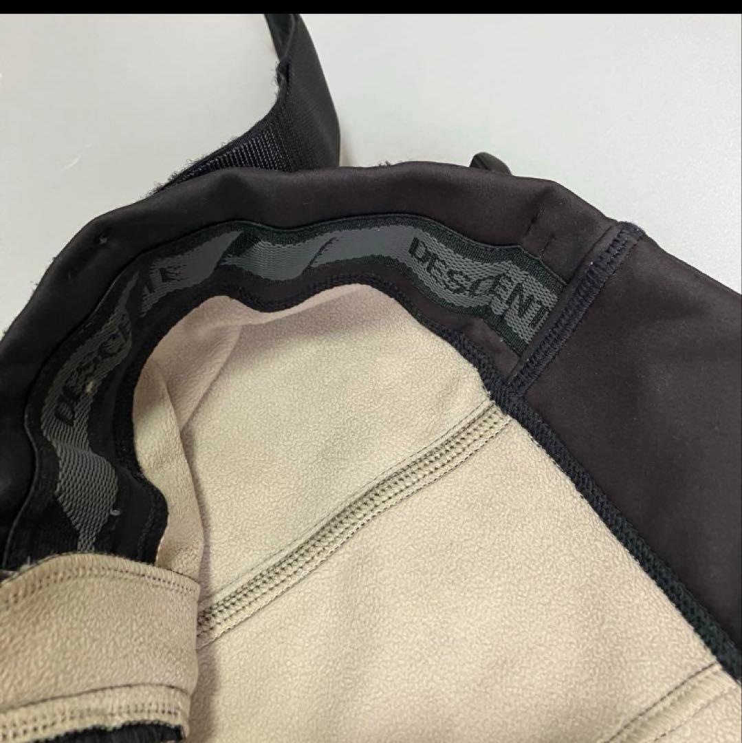 デサント【L】　スキー　レーシング用　ショートパンツ 調整可能ウエスト　黒