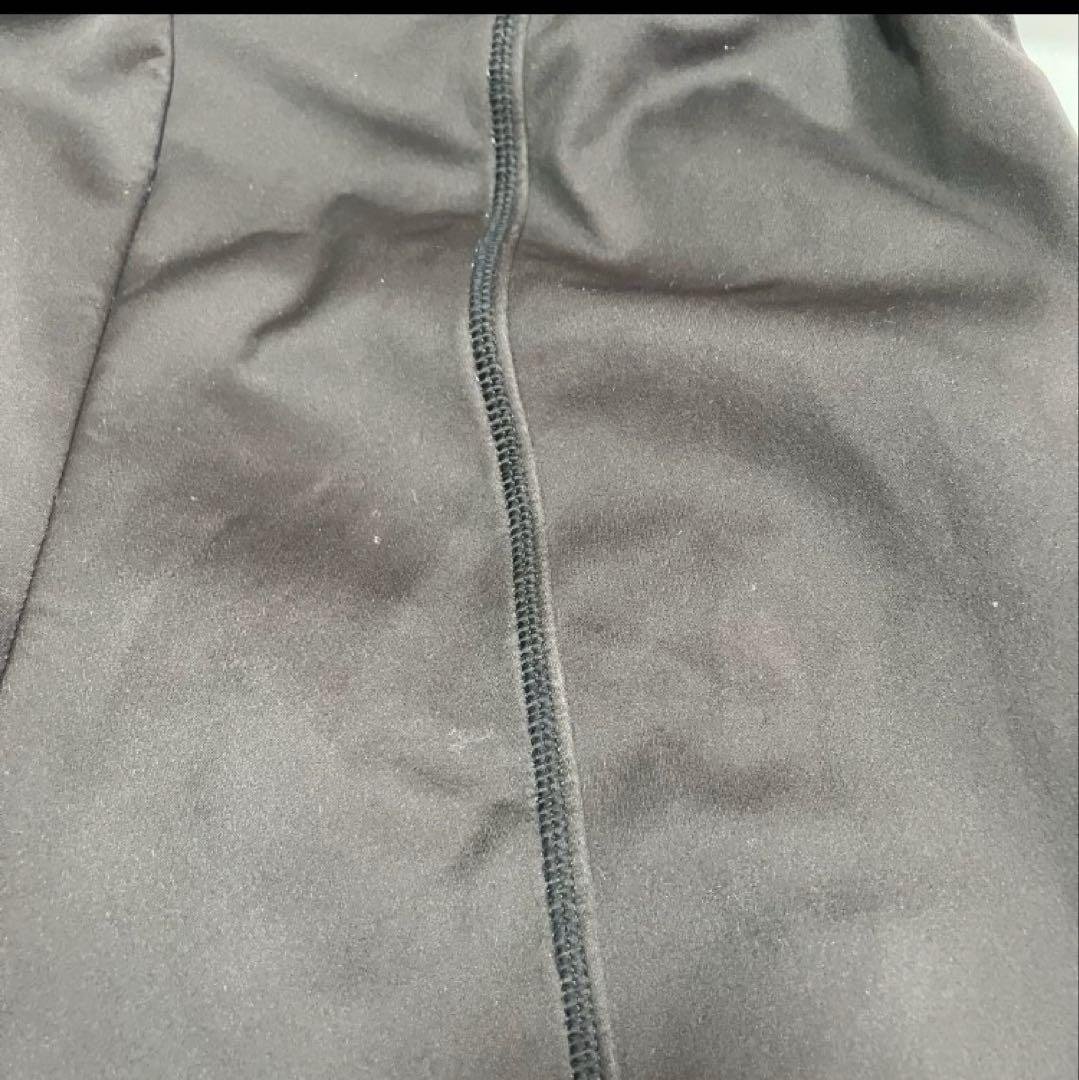 デサント【L】　スキー　レーシング用　ショートパンツ 調整可能ウエスト　黒