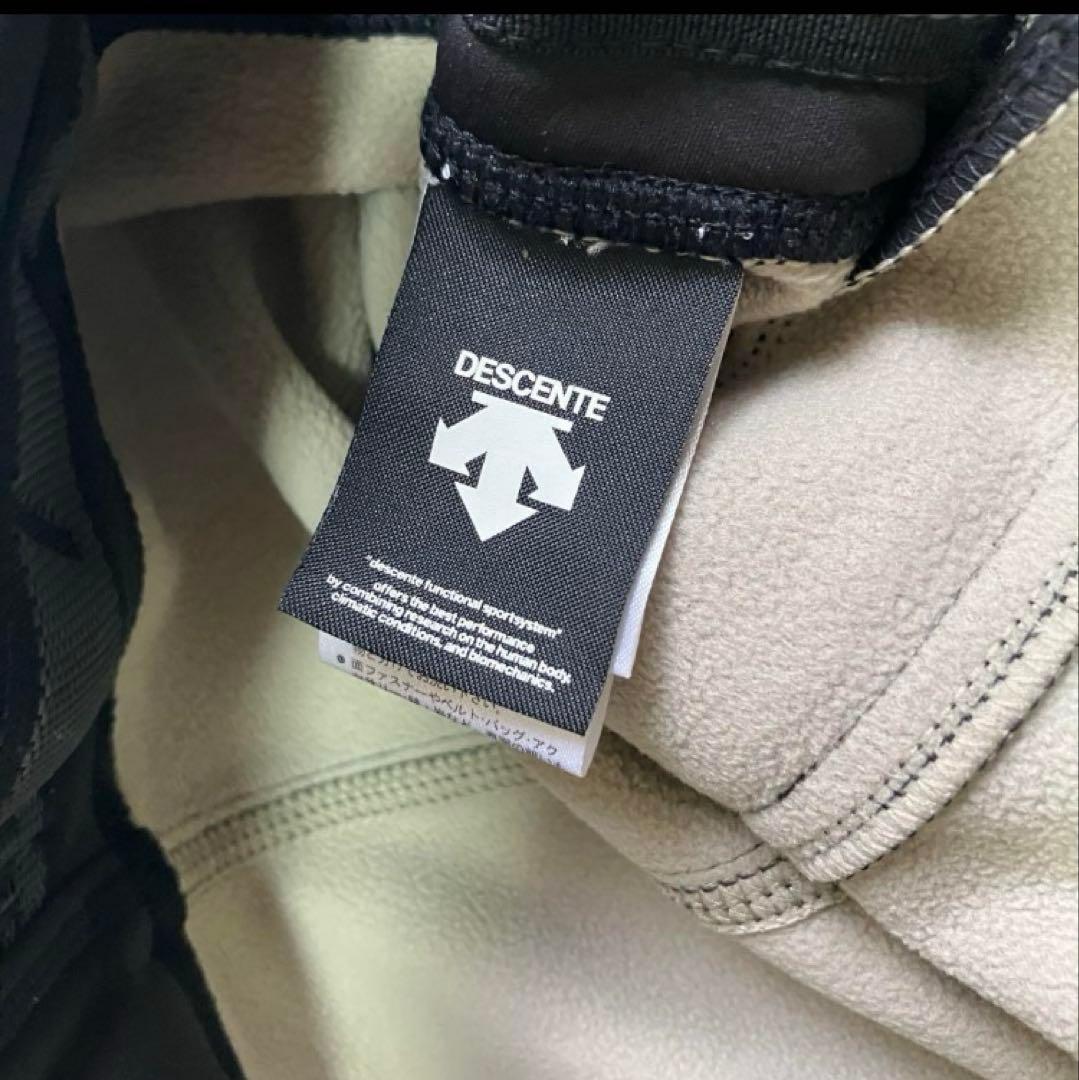 デサント【L】　スキー　レーシング用　ショートパンツ 調整可能ウエスト　黒