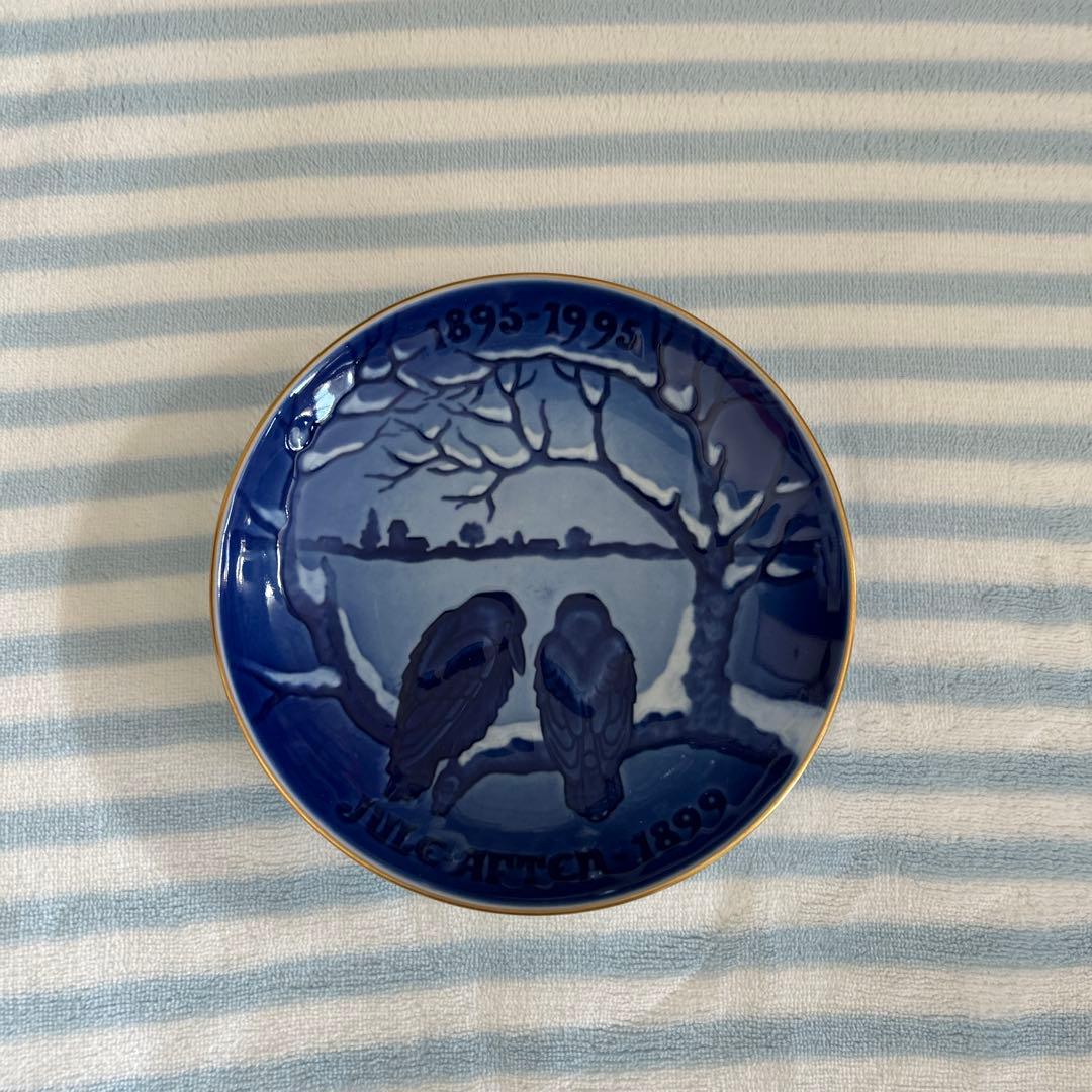 完品で希少　Bing & Grøndahl 1991 カラス 100周年記念