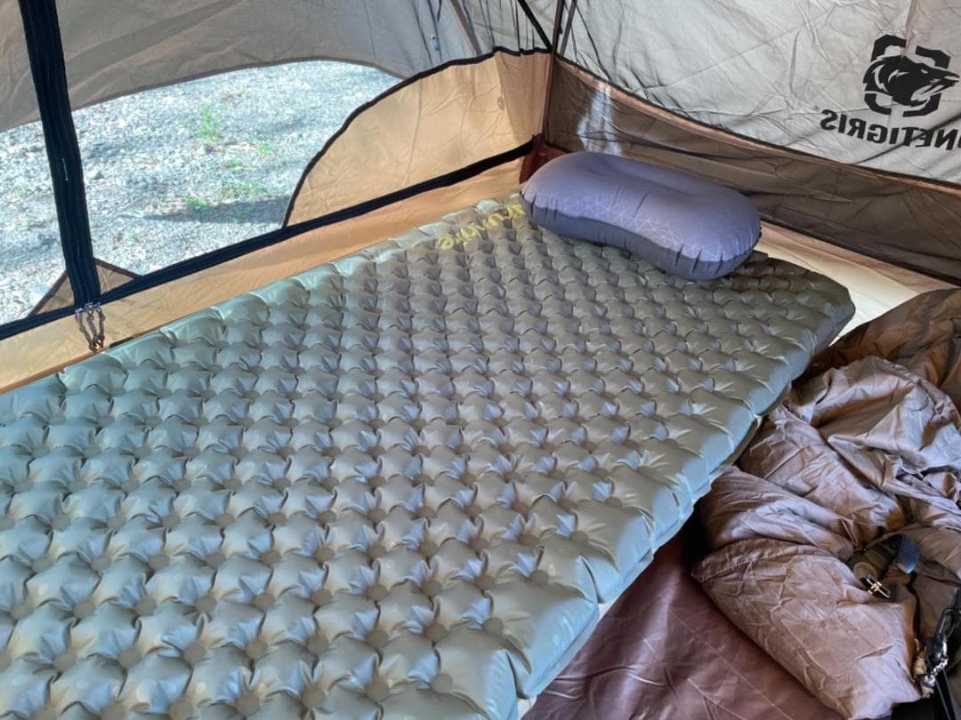 超軽量 20C使用可能 アウトア 厚手7cm コンパクト エアーマット