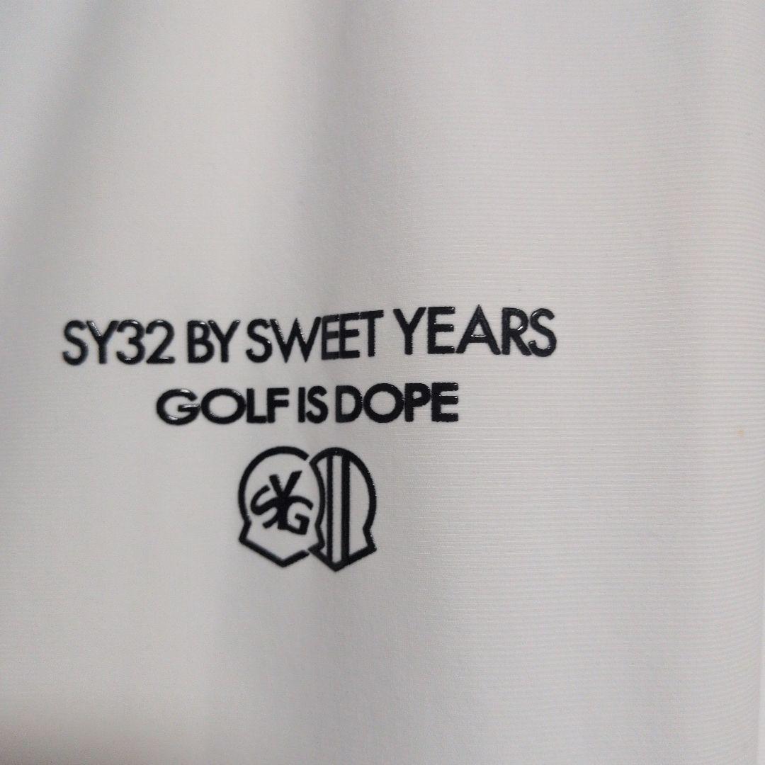 SY32:メンズ:Lサイズ:フルジップ　ストレッチ ジャケット:白