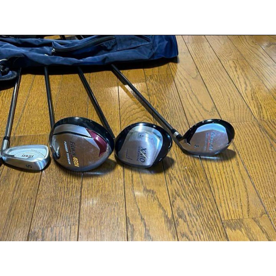 ゴルフセット　キャディバッグ+ドライバー等