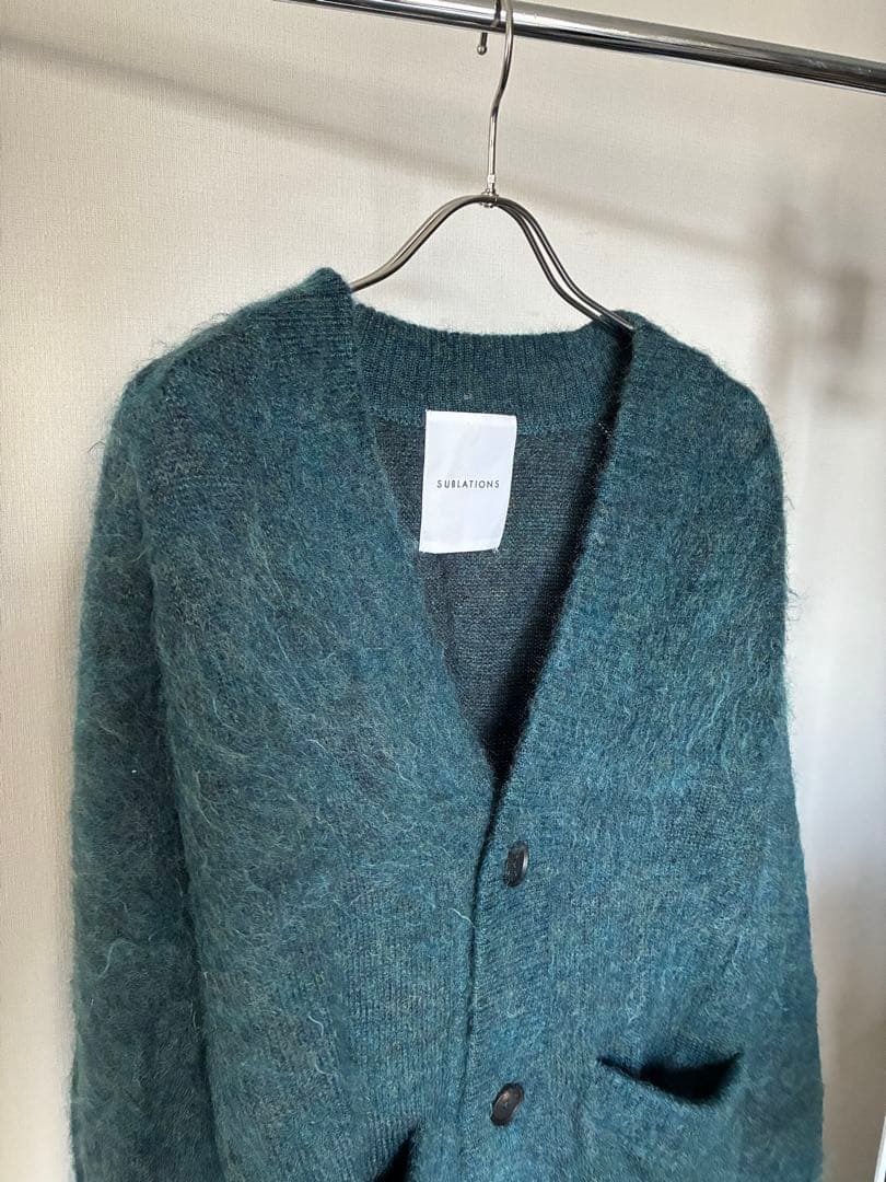 SUBLATIONS LOW SILHOUETTE モヘアカーディガン