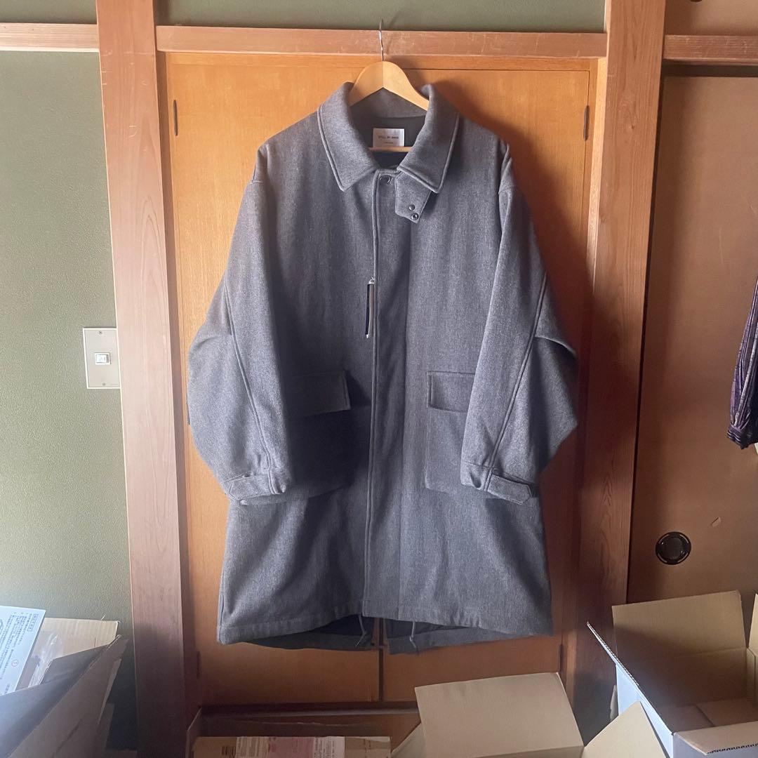 新品/スティルバイハンド/羊毛ツイードオーバーフィッシュテールコート