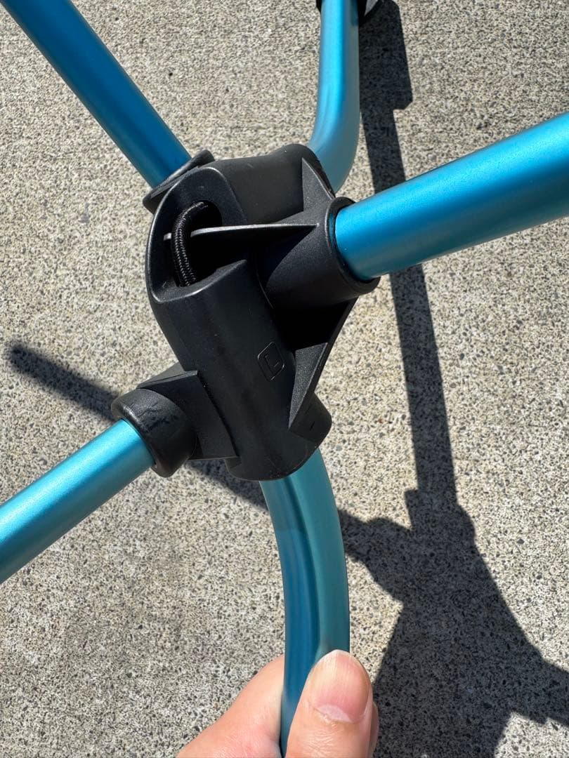 Helinox ビーチチェア ブラック/ブルー ヘリノックス