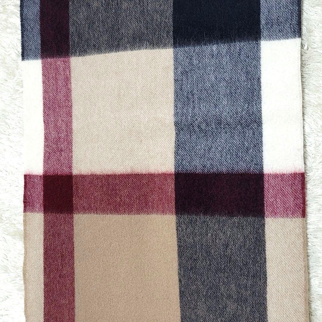 未使用 ブラックレーベルクレストブリッジ カシミア マフラー CBチェック