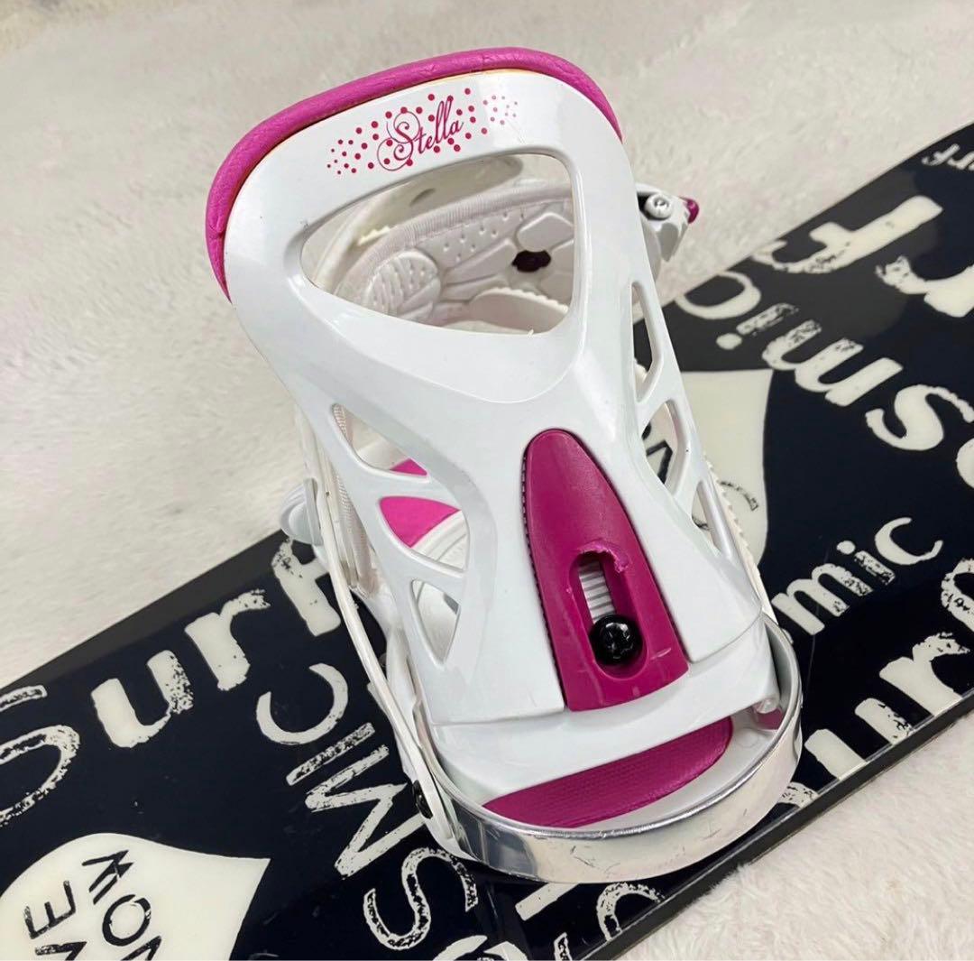 2点まとめ Cosmic surf 144cm stella スノボ セット