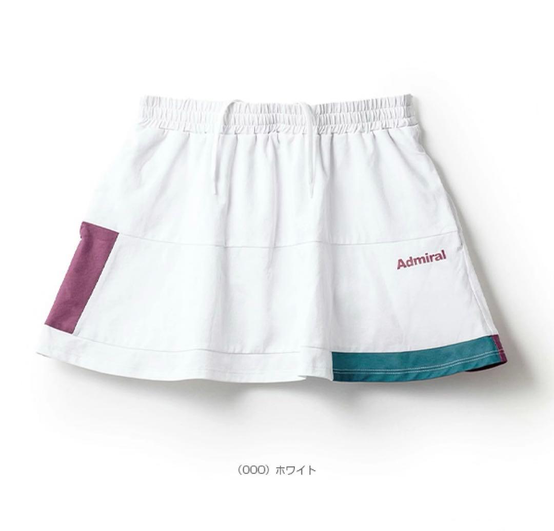 アドミラル　テニス　ウェア　M セット　シャツ　スコート　ホワイト