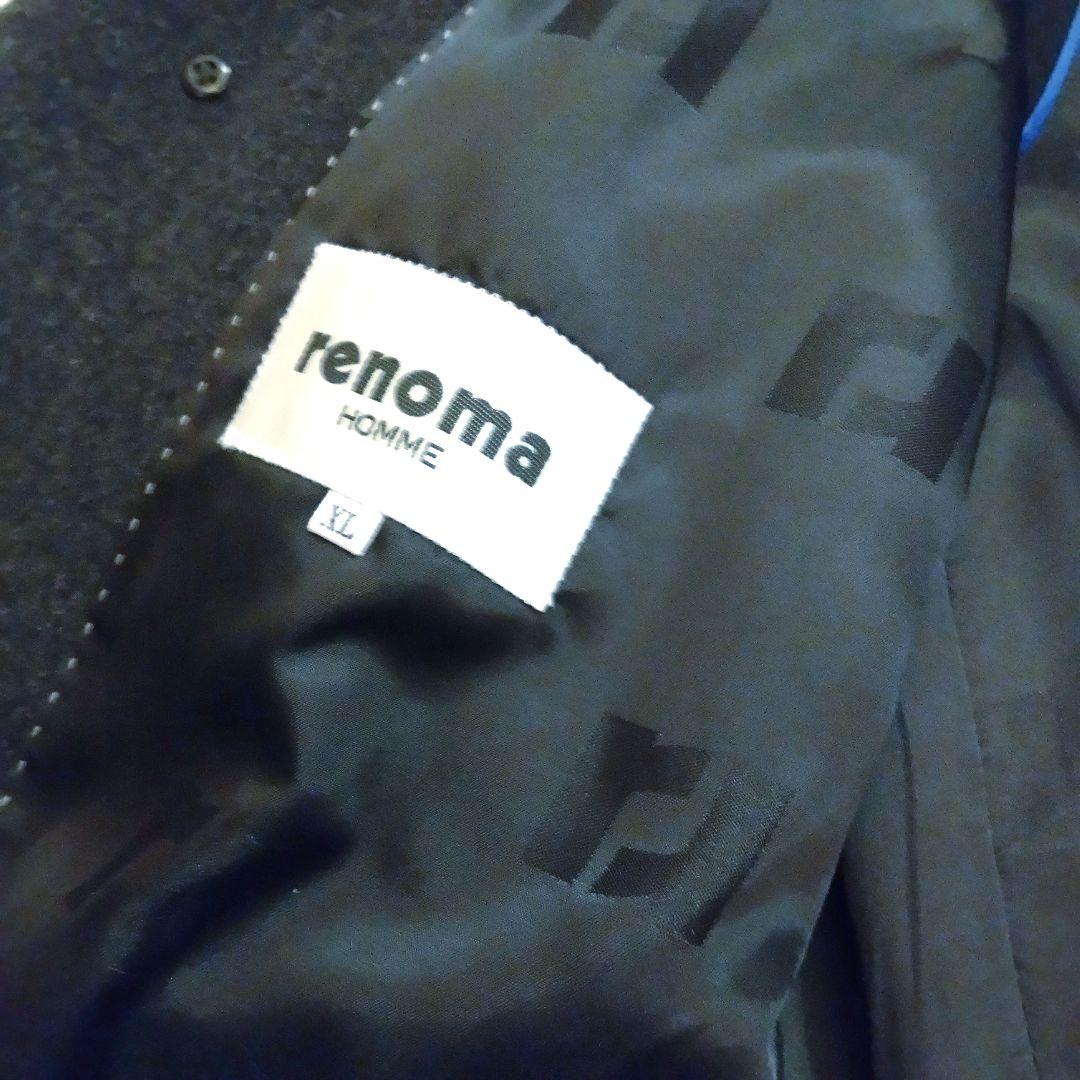 M様リクエスト タグ付☆renoma HOMME ウール スタンドコート - メルカリ