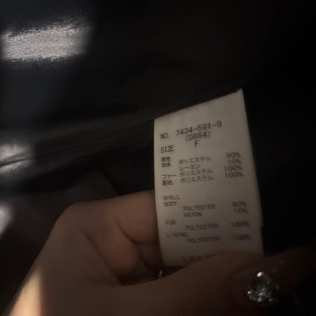 PARTY フードファーケープコート