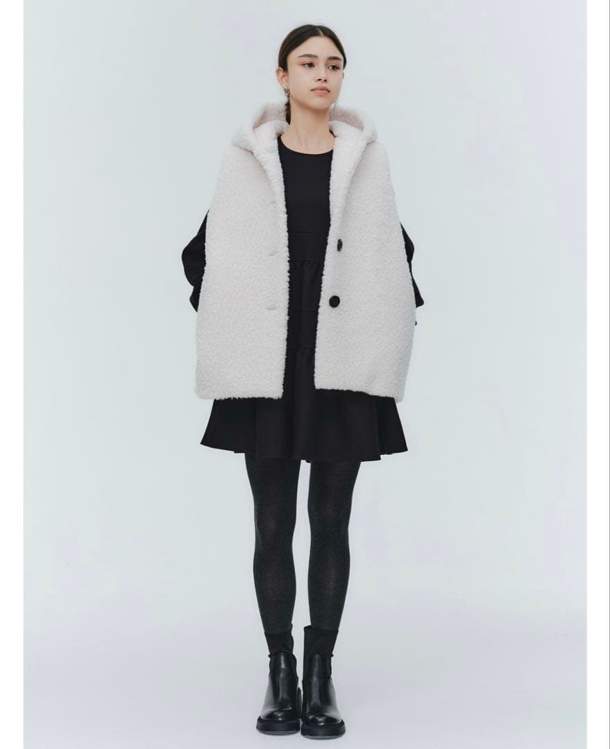 yoriヨリランダムティアードショートドレス完売ブラック黒ワンピース