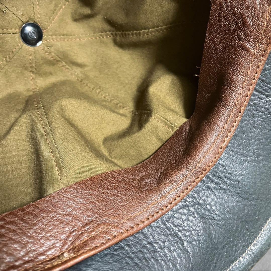 天神ワークス JODHPURS CAP: CH03 キャップ M レザー 牛革