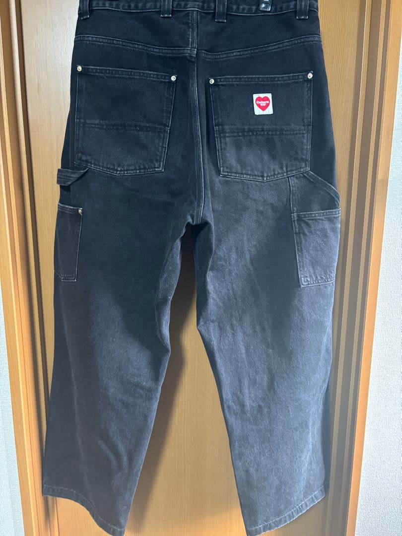 Carhartt WIP ブラックワークパンツ