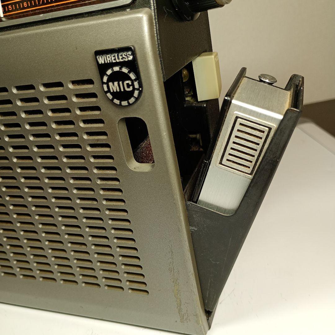 松下電器 ラジカセ RQ-545 動作品。 電源コードとワイヤレスマイク付き