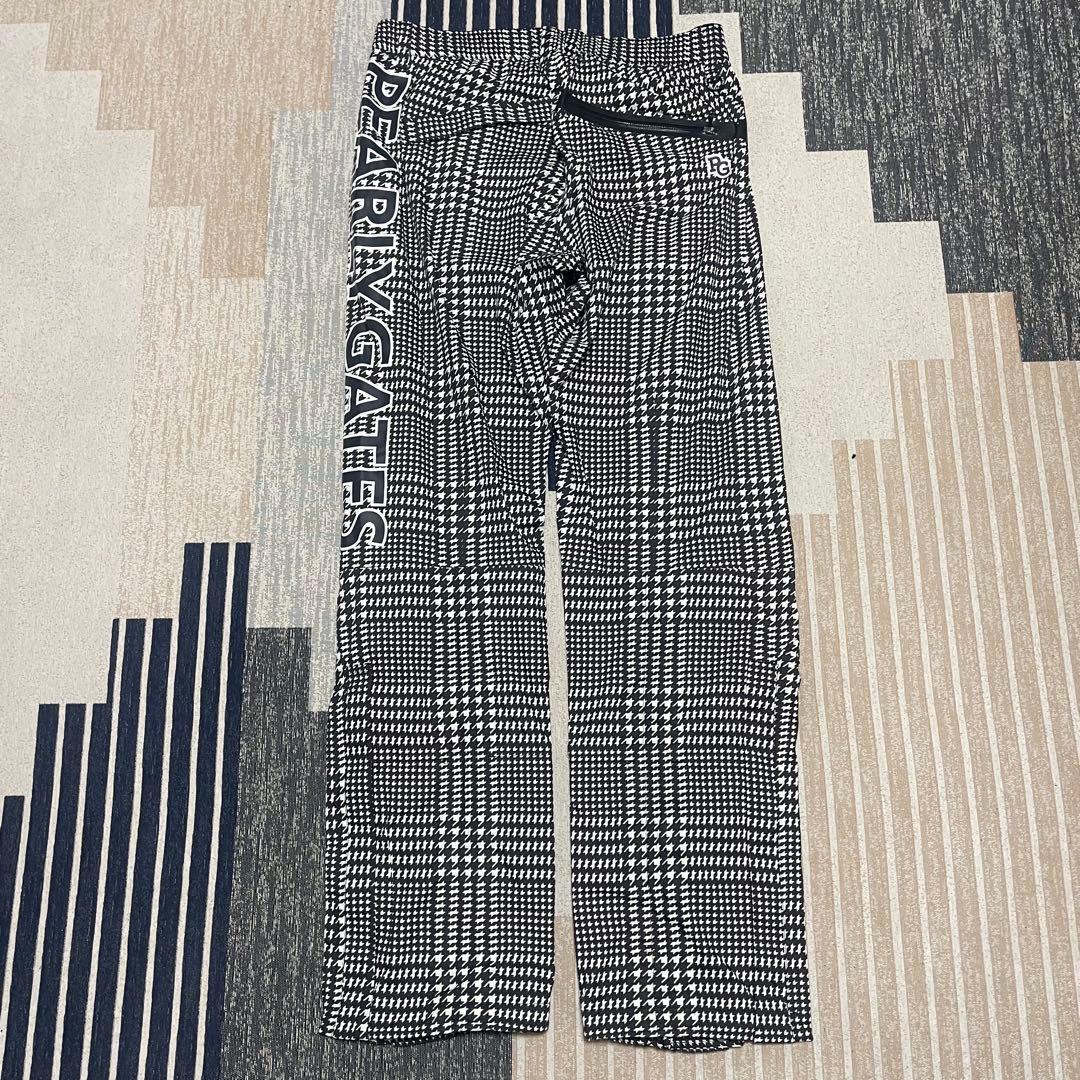 パーリーゲイツ 千鳥格子 レインウェア上下 セットアップ　4 Mサイズ