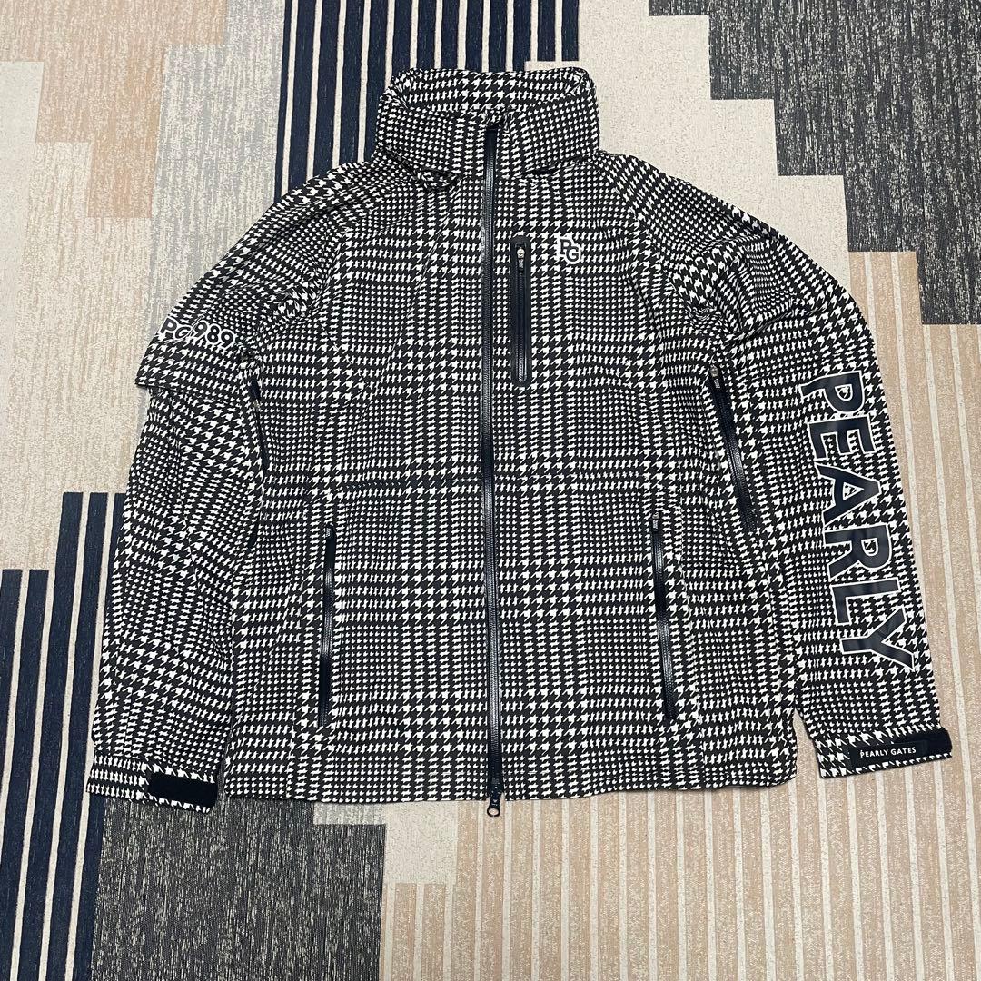 パーリーゲイツ 千鳥格子 レインウェア上下 セットアップ　4 Mサイズ