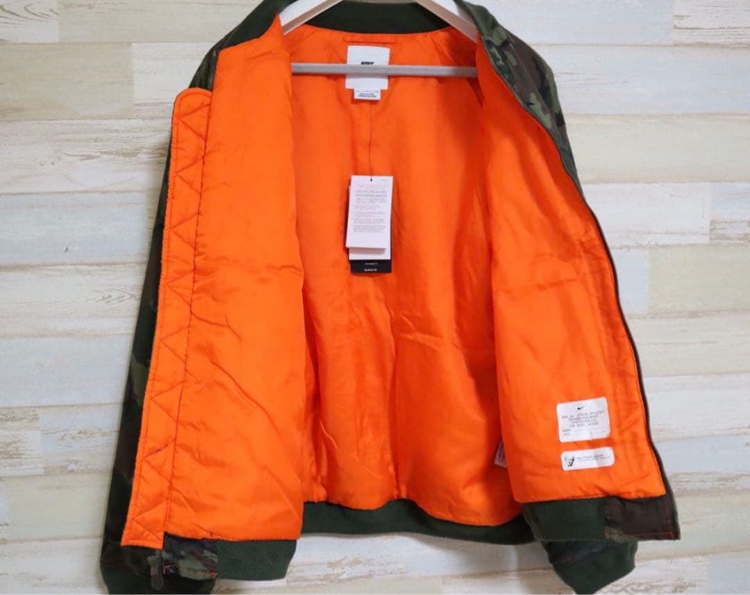 新品 NIKE ナイキ NL MA-1 フライト CAM ウーブン ジャケット