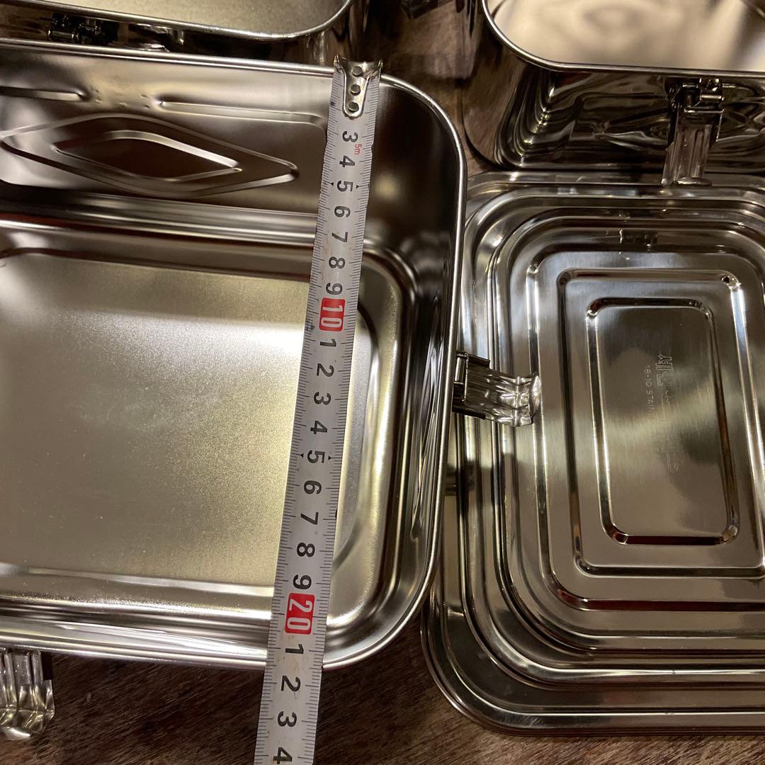 大容量！ステンレス鋼 キムチ容器 密閉容器 3セット（3L + 5L + 8L）